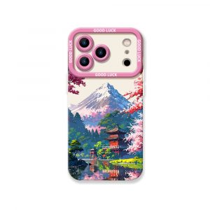 Serene Mountain Escape Silicone Case for Apple iPhone Series - iPhone 17 Pro Max, White