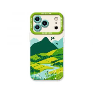 Eco-Haven Landscape Silicone Case for Apple iPhone Series - iPhone 17 Pro Max, White