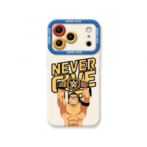 Champion Spirit Never Give Up Silicone Case for Apple iPhone Series - iPhone 17 Pro Max, White