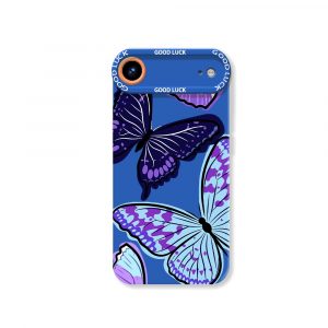 Vibrant Butterfly Delight Silicone Case for Apple iPhone Series