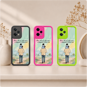 Heartfelt Dad & Child Walk Artwork Silicone Case for OnePlus Nord CE 2 Lite 5G