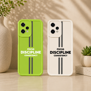 Focus & Discipline Motivational Stripe Silicone Case for OnePlus Nord CE 2 Lite 5G