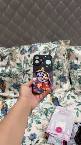 Click to view full screen Divine Bliss Cartoon Design Silicone Case for Apple iPhone Series photo review