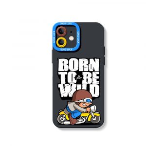 Born to Be Wild Biker Adventure Silicone Case for Apple iPhone Series