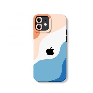 Coastal Wave Elegance Silicone Case for Apple iPhone Series