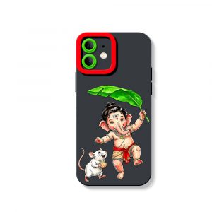Playful Deity Charm Silicone Case for Apple iPhone Series