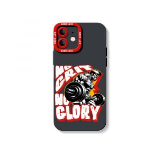No Glory Powerlifting Silicone Case for Apple iPhone Series