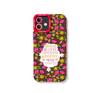 Vibrant Floral Inspiration Silicone Case for Apple iPhone Series