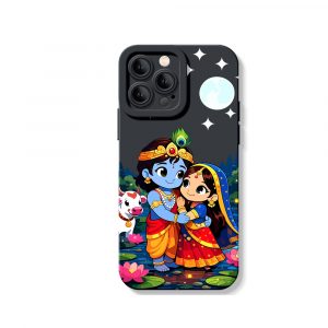 Divine Bliss Cartoon Design Silicone Case for Apple iPhone Series