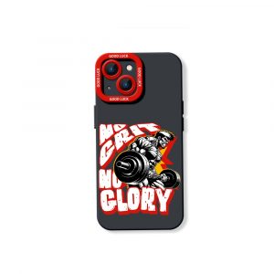 No Glory Powerlifting Silicone Case for Apple iPhone Series