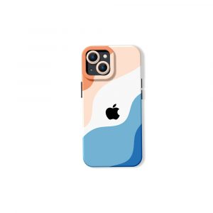 Coastal Wave Elegance Silicone Case for Apple iPhone Series