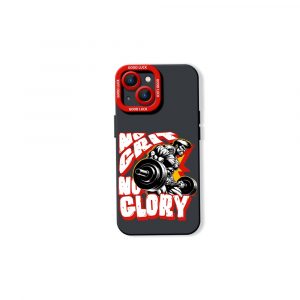 No Glory Powerlifting Silicone Case for Apple iPhone Series