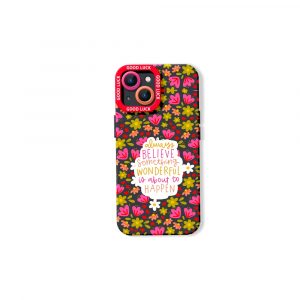 Vibrant Floral Inspiration Silicone Case for Apple iPhone Series