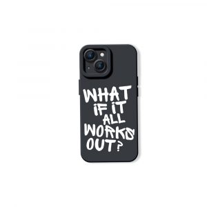 Optimistic Script Quote Silicone Case for Apple iPhone Series