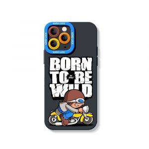 Born to Be Wild Biker Adventure Silicone Case for Apple iPhone Series