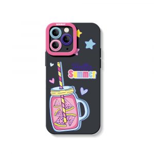 Juicy Watermelon Bliss Silicone Case for Apple iPhone Series