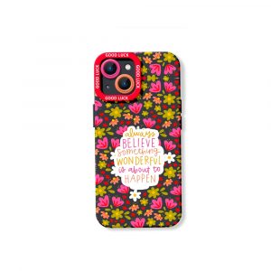 Vibrant Floral Inspiration Silicone Case for Apple iPhone Series