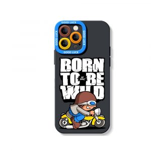 Born to Be Wild Biker Adventure Silicone Case for Apple iPhone Series