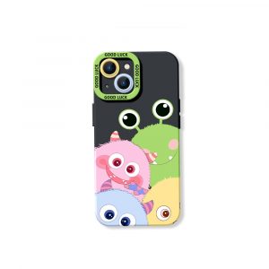 Colorful Monster Friends Silicone Case for Apple iPhone Series