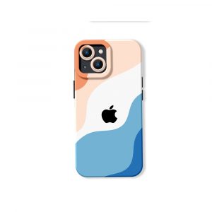 Coastal Wave Elegance Silicone Case for Apple iPhone Series