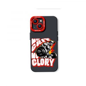 No Glory Powerlifting Silicone Case for Apple iPhone Series