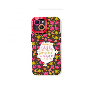 Vibrant Floral Inspiration Silicone Case for Apple iPhone Series