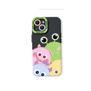 Colorful Monster Friends Silicone Case for Apple iPhone Series