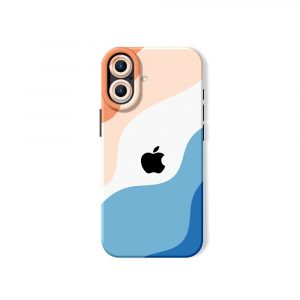 Coastal Wave Elegance Silicone Case for Apple iPhone Series