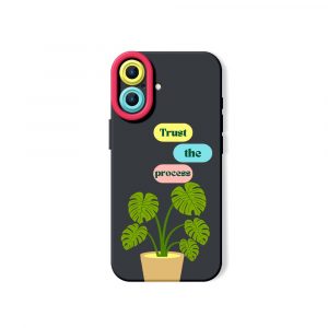Botanical Bliss Trust the Process Silicone Case for Apple iPhone Series