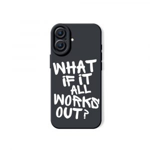 Optimistic Script Quote Silicone Case for Apple iPhone Series