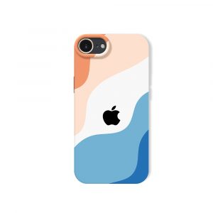 Coastal Wave Elegance Silicone Case for Apple iPhone Series