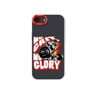 No Glory Powerlifting Silicone Case for Apple iPhone Series