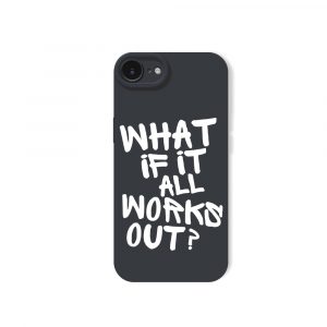 Optimistic Script Quote Silicone Case for Apple iPhone Series