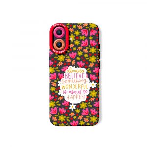 Vibrant Floral Inspiration Silicone Case for Apple iPhone Series