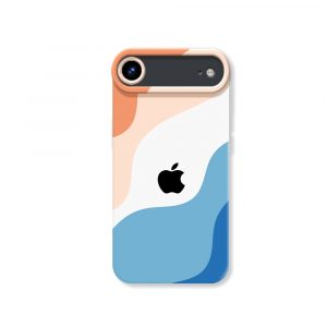 Coastal Wave Elegance Silicone Case for Apple iPhone Series