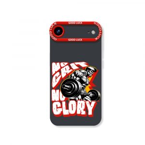 No Glory Powerlifting Silicone Case for Apple iPhone Series