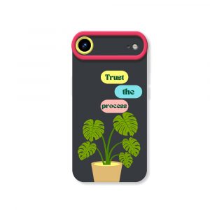 Botanical Bliss Trust the Process Silicone Case for Apple iPhone Series
