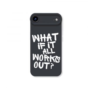 Optimistic Script Quote Silicone Case for Apple iPhone Series