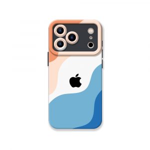 Coastal Wave Elegance Silicone Case for Apple iPhone Series