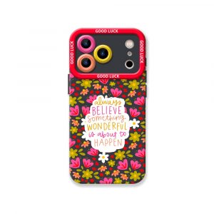Vibrant Floral Inspiration Silicone Case for Apple iPhone Series