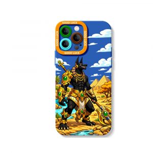 Pharaohs Guardian Design Silicone Case for Apple iPhone Series