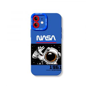 Astronaut Adventure Cosmic Exploration Silicone Case for Apple iPhone Series