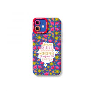 Vibrant Floral Inspiration Silicone Case for Apple iPhone Series