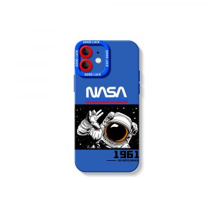 Astronaut Adventure Cosmic Exploration Silicone Case for Apple iPhone Series