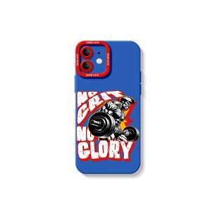 No Glory Powerlifting Silicone Case for Apple iPhone Series