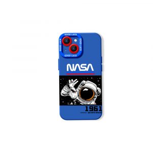 Astronaut Adventure Cosmic Exploration Silicone Case for Apple iPhone Series