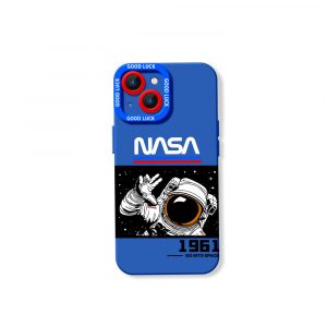 Astronaut Adventure Cosmic Exploration Silicone Case for Apple iPhone Series
