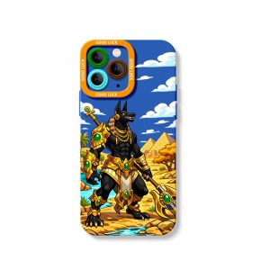 Pharaohs Guardian Design Silicone Case for Apple iPhone Series