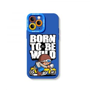 Born to Be Wild Biker Adventure Silicone Case for Apple iPhone Series