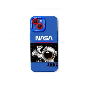 Astronaut Adventure Cosmic Exploration Silicone Case for Apple iPhone Series
